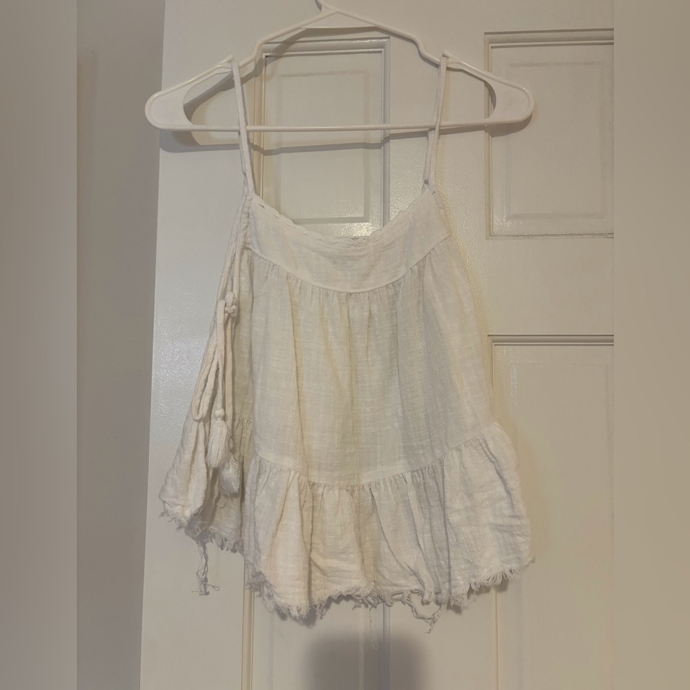 AERIE WHITE TANK TOP